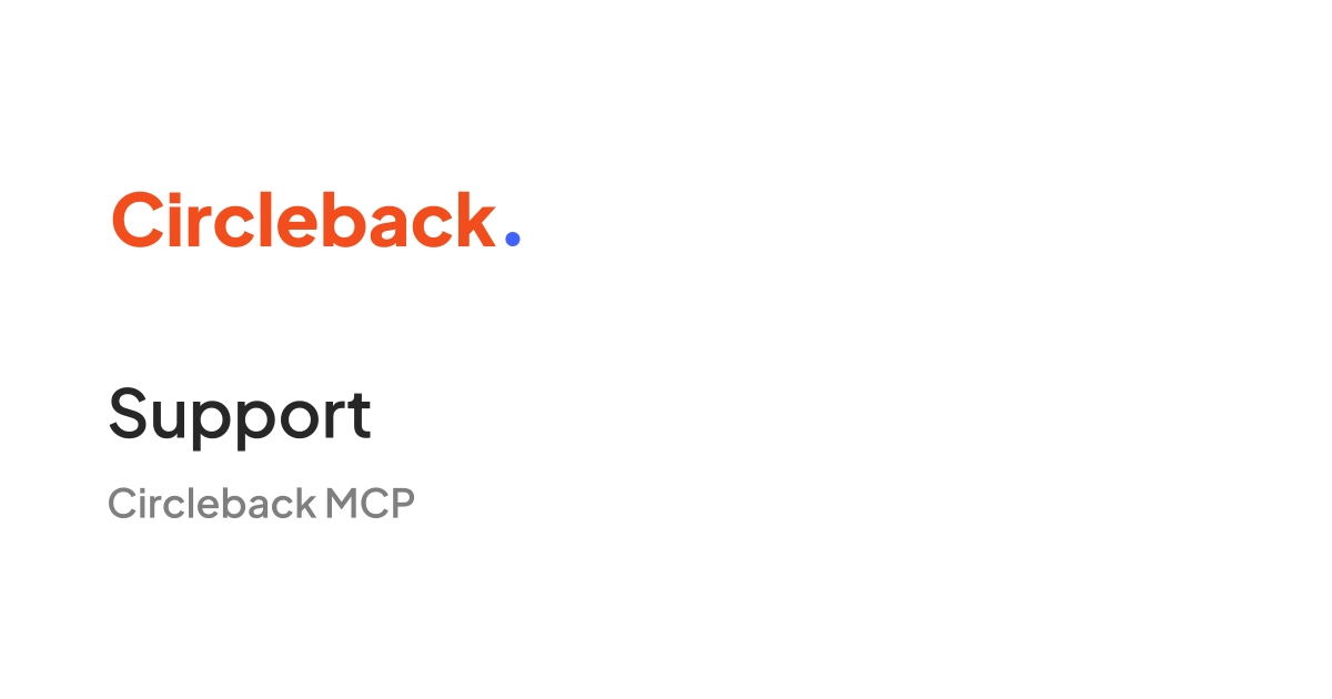 Circleback screenshot 1