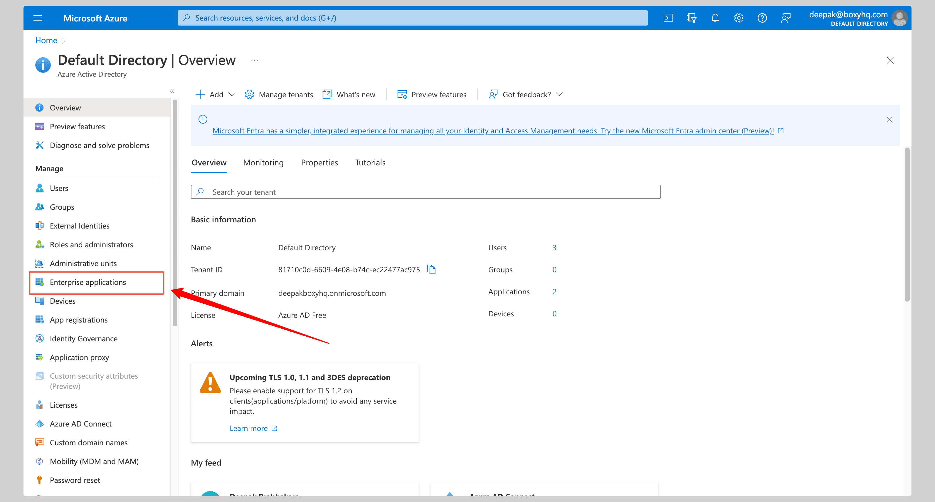 Microsoft Entra ID: Enterprise applications