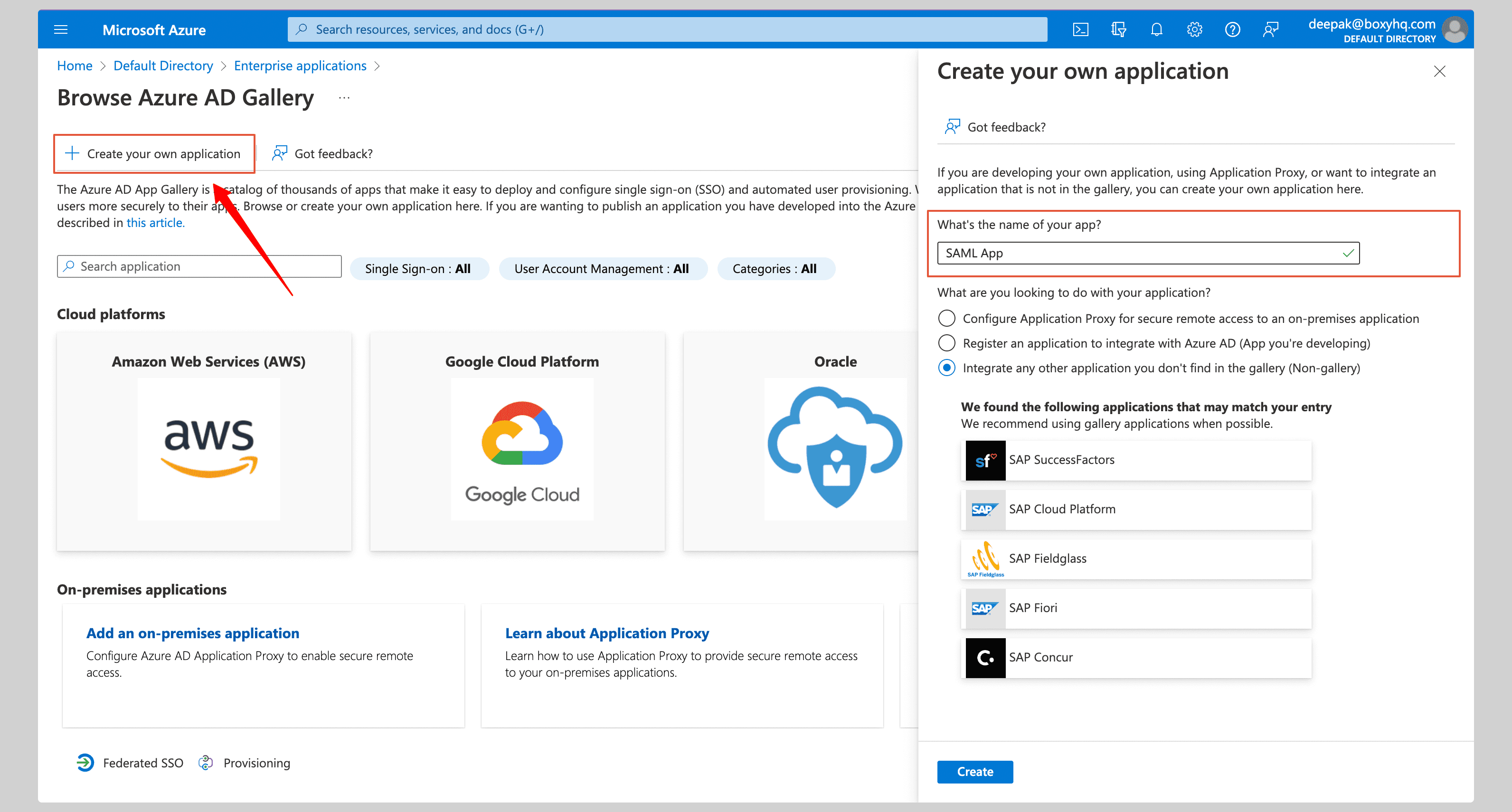 Microsoft Entra ID: Create your own application